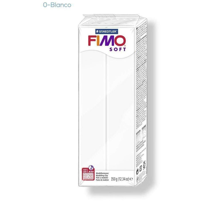 Fimo Soft pastilla 350gr Blanco STAEDLER Oferta CENTROARTESANO