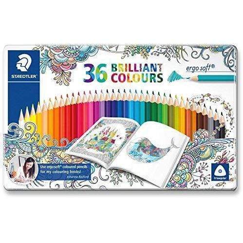 Staedtler lapices ergo soft 36 colores brillantes STAEDLER CENTROARTESANO