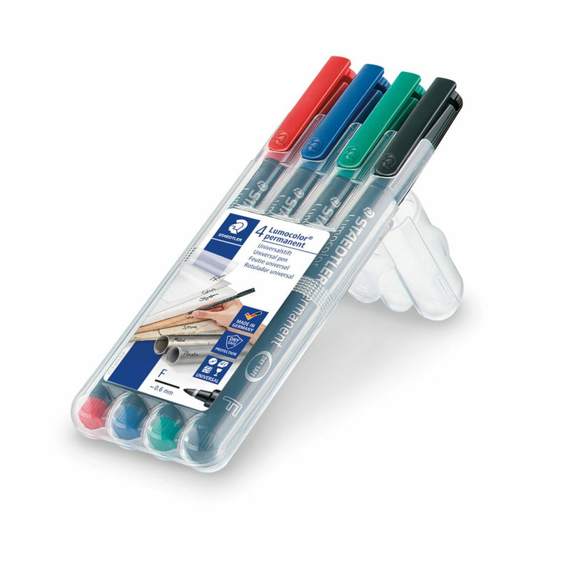 Rotuladores staedtler lumocolor 4 colores 0.6mm STAEDTLER CENTROARTESANO