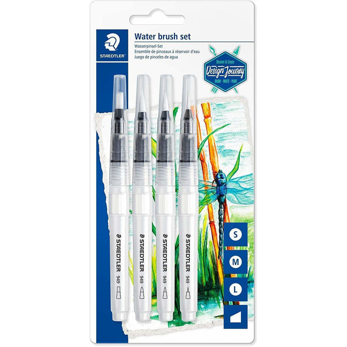 Staedtler set pinceles de agua 4 puntas 949SBK4C STAEDTLER CENTROARTESANO