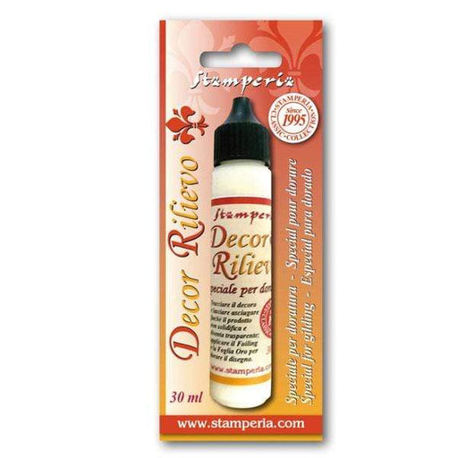 Decor rilievo adhesivo para Foil 30ml STAMPERIA CENTROARTESANO