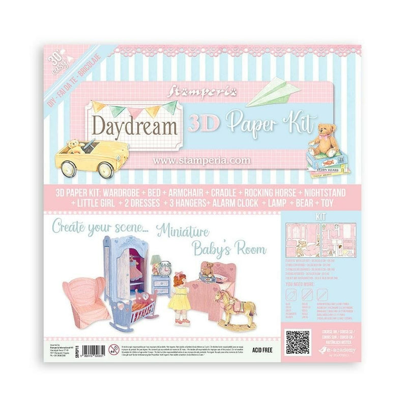 Stamperia 3D paper kit SBP0P11 Day Dream STAMPERIA CENTROARTESANO