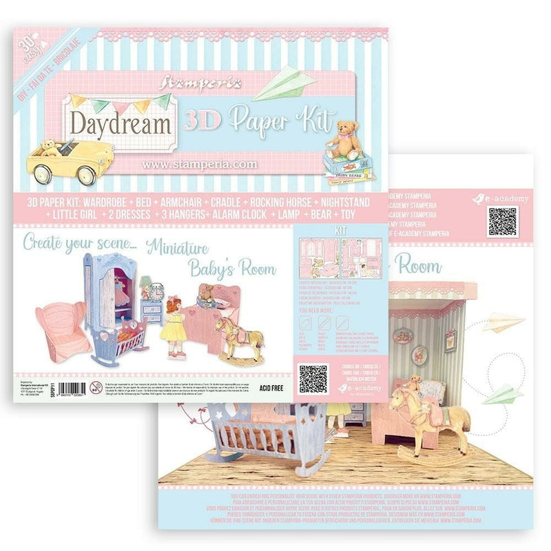 Stamperia 3D paper kit SBP0P11 Day Dream STAMPERIA CENTROARTESANO