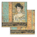 Stamperia block paper 10 hojas 6X6 SBBX09 Klimt Collection STAMPERIA CENTROARTESANO