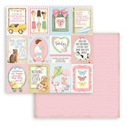 Stamperia block paper 10 hojas 8X8 SBBS55 Daydream STAMPERIA CENTROARTESANO