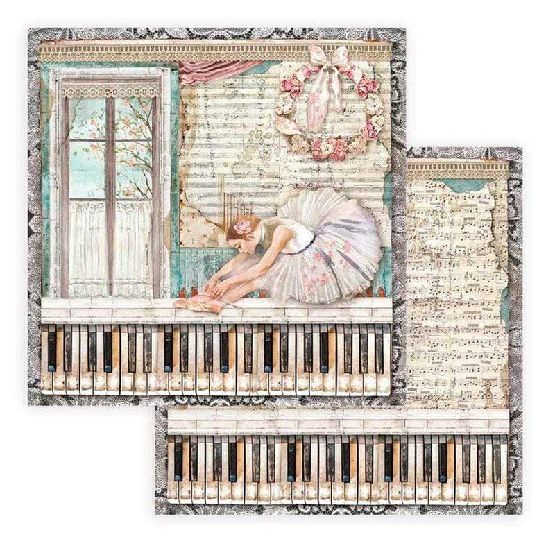 Stamperia block paper 10 hojas SBBL84 Passion STAMPERIA CENTROARTESANO