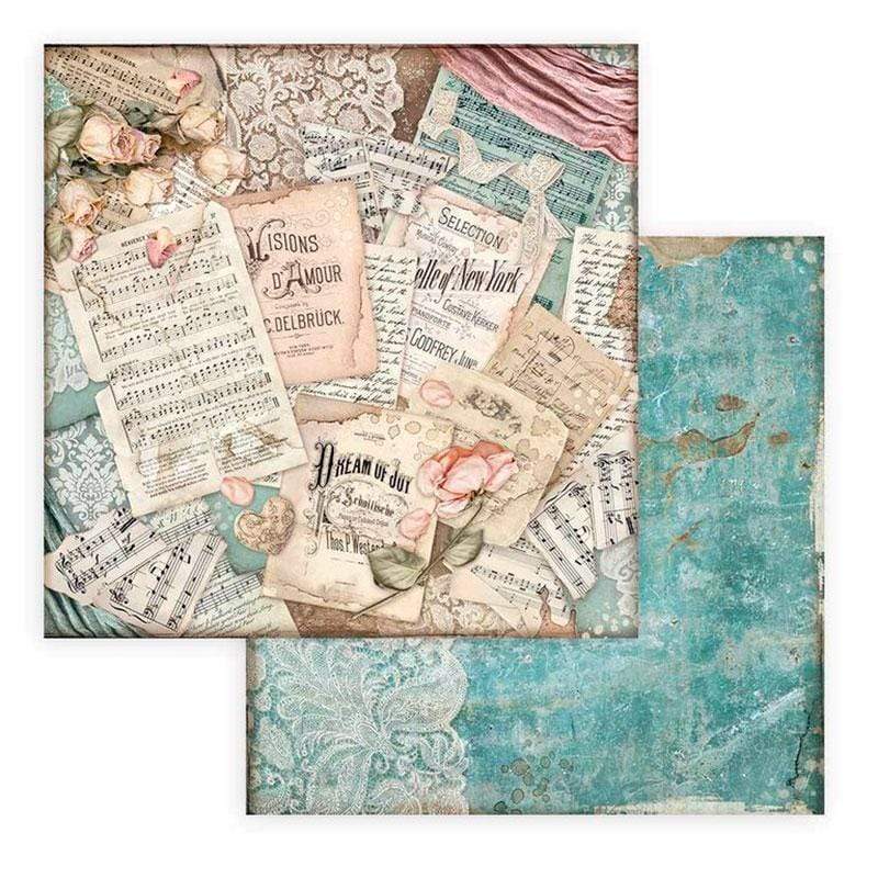 Stamperia block paper 10 hojas SBBL84 Passion STAMPERIA CENTROARTESANO