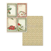 Stamperia block paper 24 hojas 11.4x16.5 SBBPC06 winter botanic STAMPERIA CENTROARTESANO
