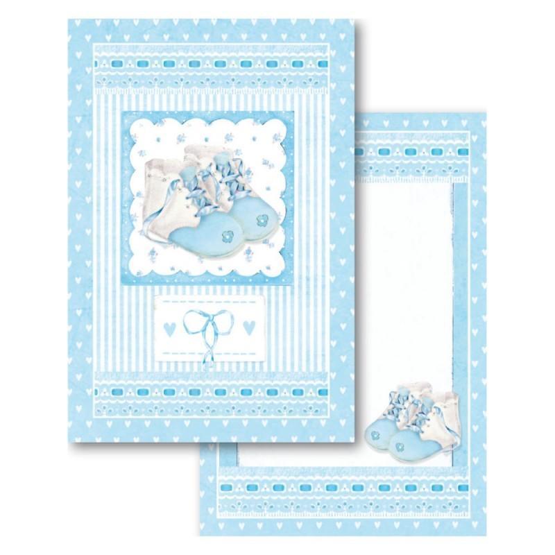 Stamperia block paper 24 hojas SBBPC04 11.4x16.5 baby boy STAMPERIA CENTROARTESANO