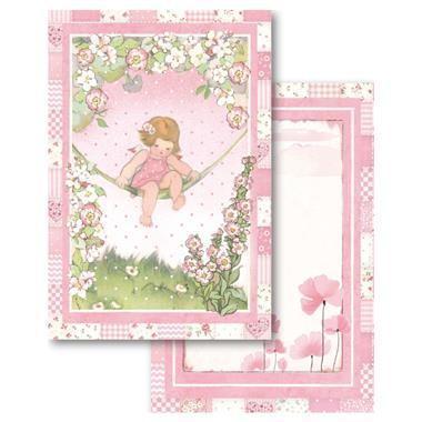 Stamperia block paper 24 hojas SBBPC05 11.4x16.5 baby girl STAMPERIA CENTROARTESANO