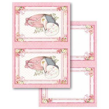 Stamperia block paper 24 hojas SBBPC05 11.4x16.5 baby girl STAMPERIA CENTROARTESANO