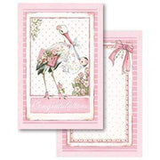 Stamperia block paper 24 hojas SBBPC05 11.4x16.5 baby girl STAMPERIA CENTROARTESANO