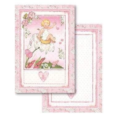 Stamperia block paper 24 hojas SBBPC05 11.4x16.5 baby girl STAMPERIA CENTROARTESANO