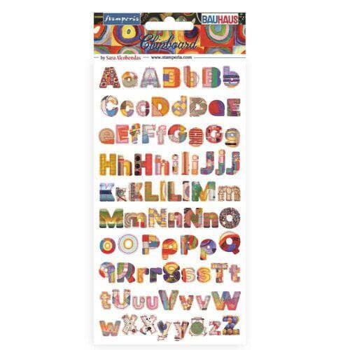 Stamperia Chipboard DFLCB62 Abecedario Bauhaus STAMPERIA CENTROARTESANO