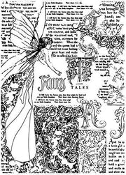 Stamperia Clear print SBA410 Sleeping beauty 6 Acetatos STAMPERIA CENTROARTESANO