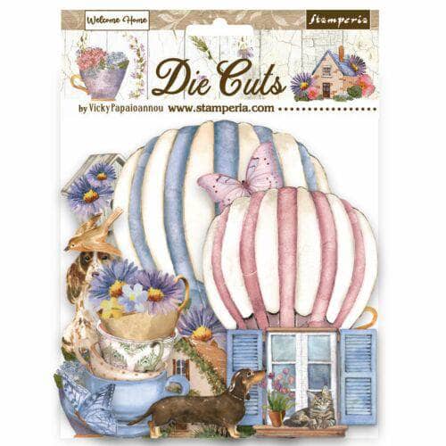 Stamperia Die Cuts DFLDC72 Welcome home STAMPERIA CENTROARTESANO