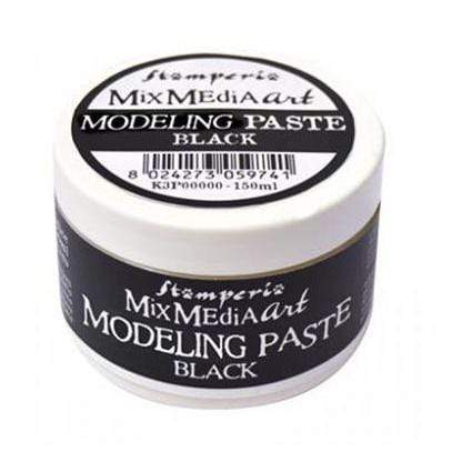 Stamperia K3P38B art modeling paste 150ml negro STAMPERIA CENTROARTESANO