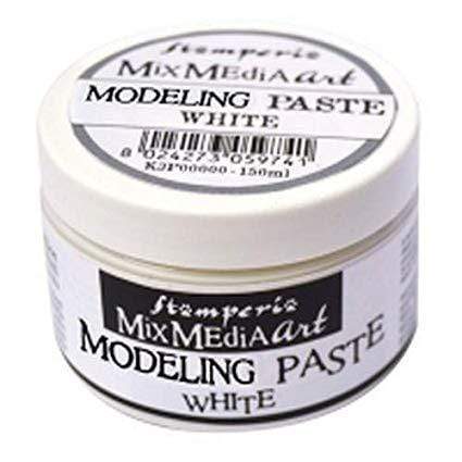 Stamperia K3P38W art modeling paste 150 blanco STAMPERIA CENTROARTESANO