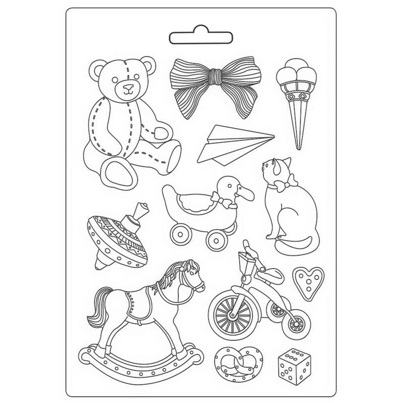 Stamperia maxi moldes pvc flexible 21x29.7 K3PTA4531 DayDream Toys STAMPERIA CENTROARTESANO