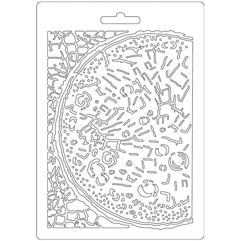 Stamperia moldes pvc flexible 14.8x21 A5 K3PTA518 Cosmos luna