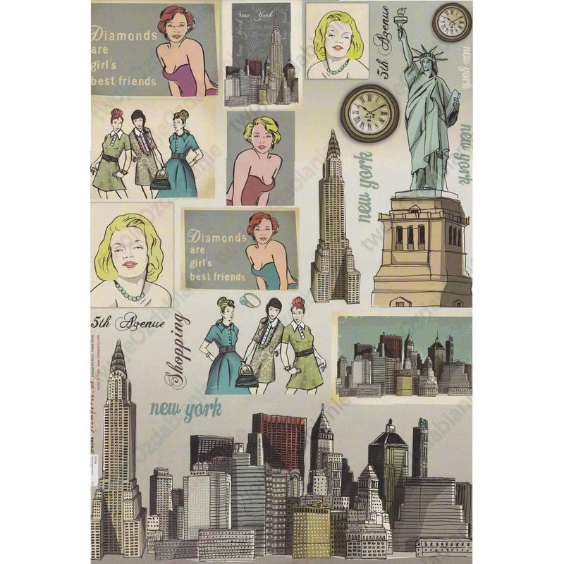 Stamperia papel decoupage 50x70 dfg386 STAMPERIA CENTROARTESANO