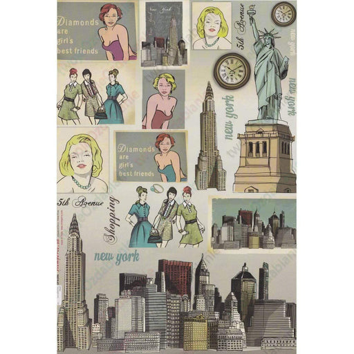 Stamperia papel decoupage 50x70 dfg386 STAMPERIA CENTROARTESANO