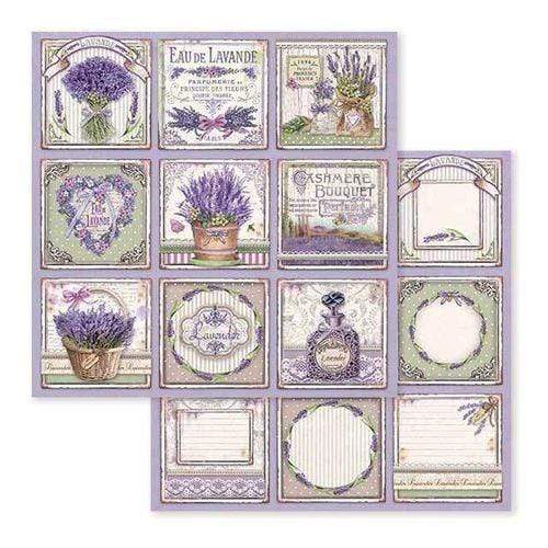 Stamperia papel scrap SBB593 provence cards STAMPERIA CENTROARTESANO