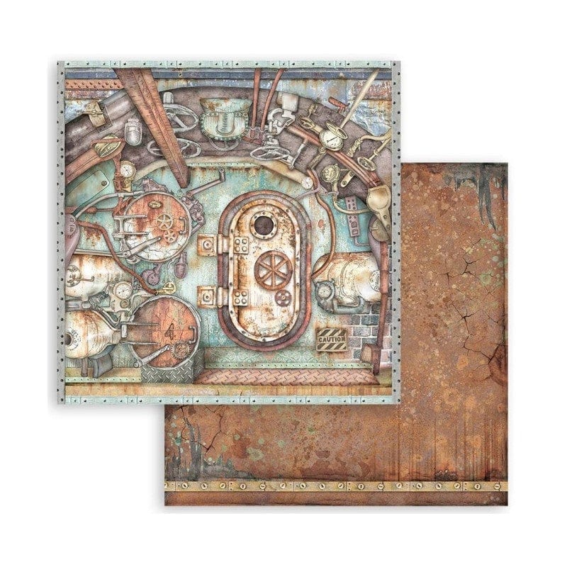 Stamperia papel scrap SBB844 lady vagabond lifestyle ship gate STAMPERIA CENTROARTESANO