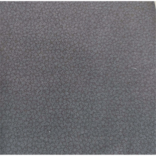 Quilters Basic Perfect Stof 100% algodón 1940 gris plomo con flores STOFFABRICS CENTROARTESANO