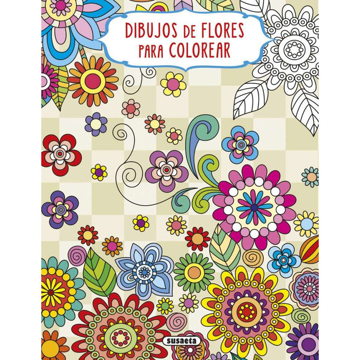 Susaeta Libro Dibujos de flores para colorear SUSAETA CENTROARTESANO