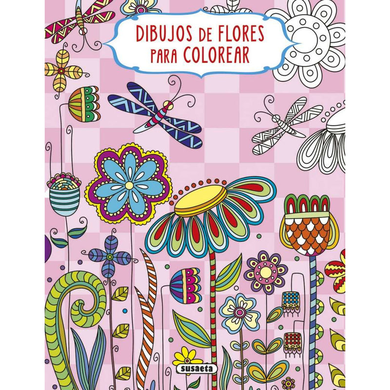 Susaeta Libro Dibujos de flores para colorear SUSAETA CENTROARTESANO