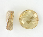 Swarovski bead twist  1ud Golden shade 14mm SWAROSKI CENTROARTESANO