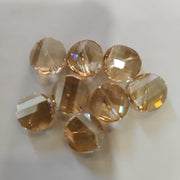 Swarovski bead twist  1ud Golden shade 14mm SWAROSKI CENTROARTESANO