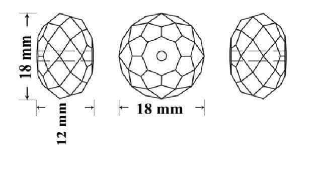 Swarovski BOLA 18mm ud humo SWAROSKI CENTROARTESANO