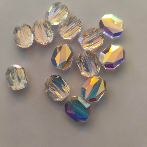 Swarovski Cubist bead 8mm AB Cristal SWAROSKI CENTROARTESANO
