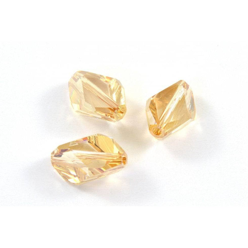 Swarovski Cubist bead 8mm topaz SWAROSKI CENTROARTESANO