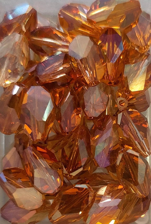 Swarovski Cubist bead 8mm Topaz ud SWAROSKI CENTROARTESANO