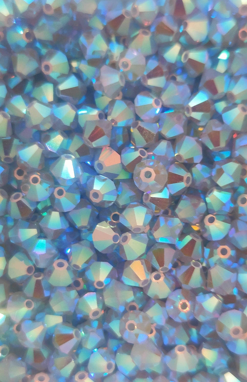Swarovski tupi 4mm 25ud Aquamarine AB2B SWAROSKI CENTROARTESANO