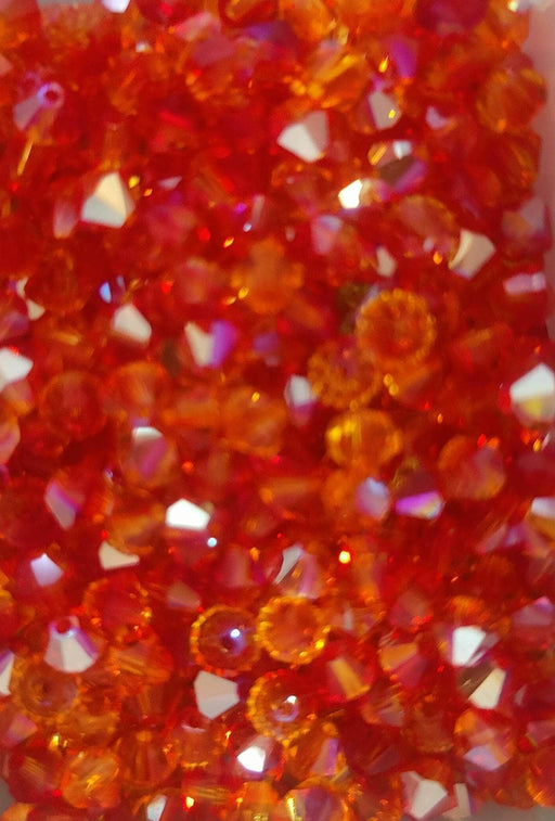 Swarovski tupi 4mm 25ud FireOpal AB2B SWAROSKI CENTROARTESANO