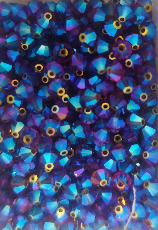 Swarovski tupi 4mm 25ud Magestic blue AB2B SWAROSKI CENTROARTESANO