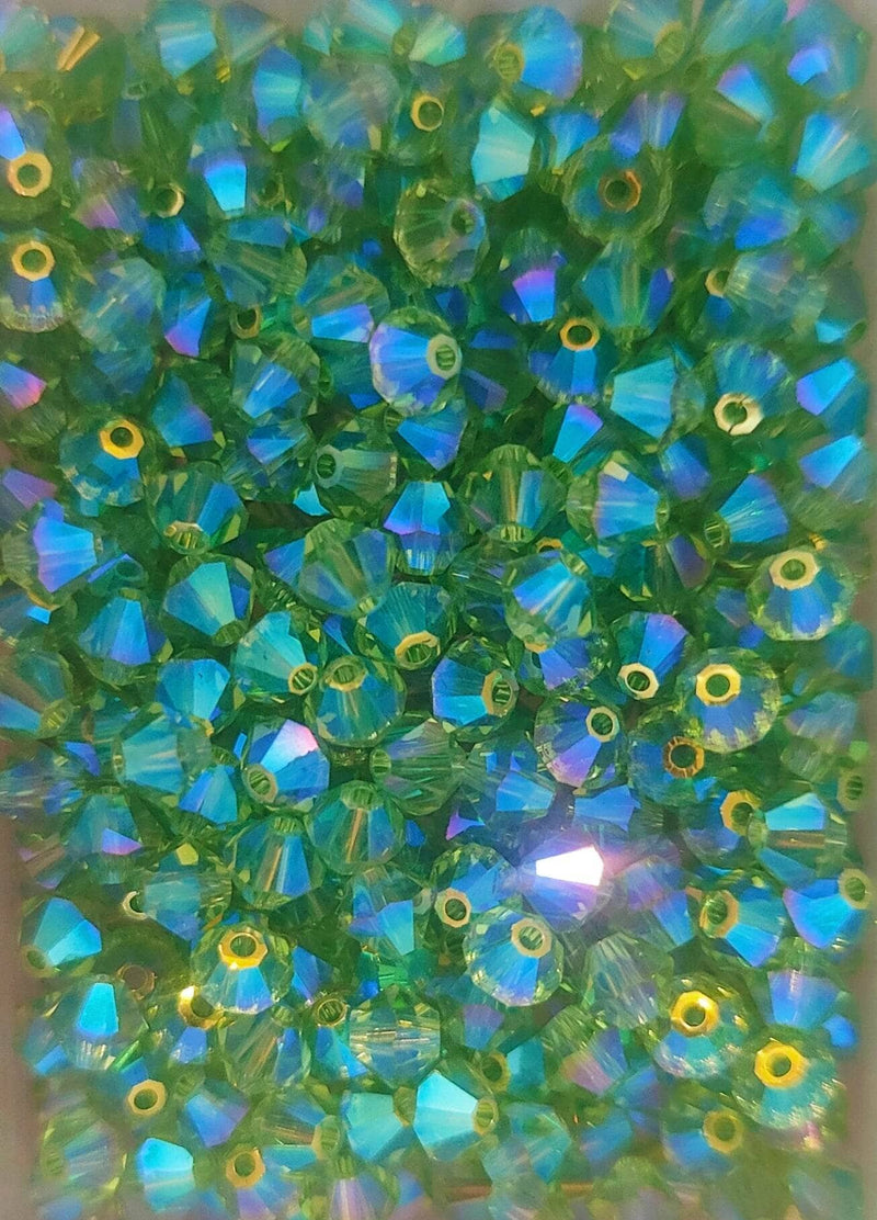 Swarovski tupi 4mm 25ud Peridot AB2B SWAROSKI CENTROARTESANO