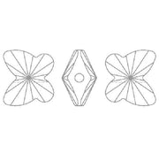 Copia de Swarovski Mariposa bead 8mm ud roja SWAROVSKI CENTROARTESANO