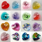 Swarovski corazon 5 unidades 10mm, color blue opac light saphire SWAROVSKI CENTROARTESANO