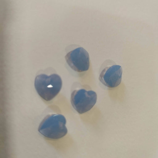Swarovski corazon 5 unidades 10mm, color blue opac light saphire SWAROVSKI CENTROARTESANO