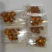 Swarovski corazon 5 unidades 10mm, color topaz SWAROVSKI CENTROARTESANO