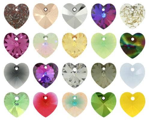 Swarovski corazones color basico light topaz 6ud 10mm SWAROVSKI CENTROARTESANO