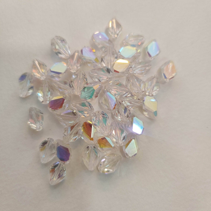 Swarovski Cubist bead 8mm Crystal AB ud SWAROVSKI CENTROARTESANO