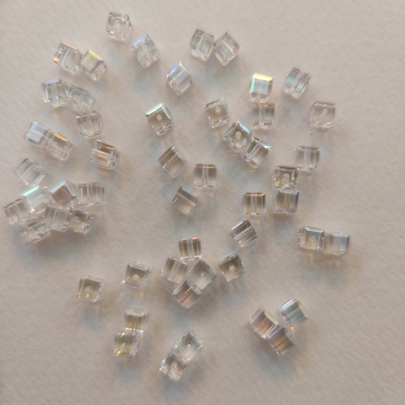 Swarovski CUBO 4mm Cristal Ab SWAROVSKI CENTROARTESANO