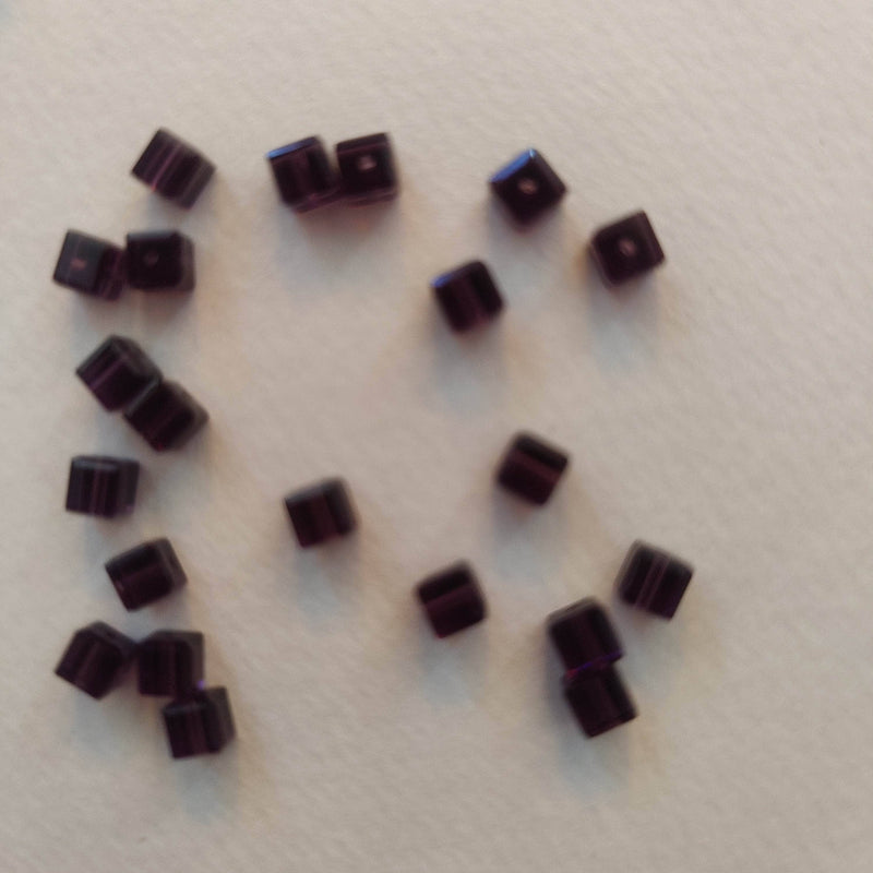 Swarovski CUBO 4mm humo cuarzo SWAROVSKI CENTROARTESANO