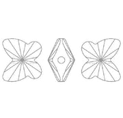 Swarovski Mariposa bead 10mm jet ud SWAROVSKI CENTROARTESANO